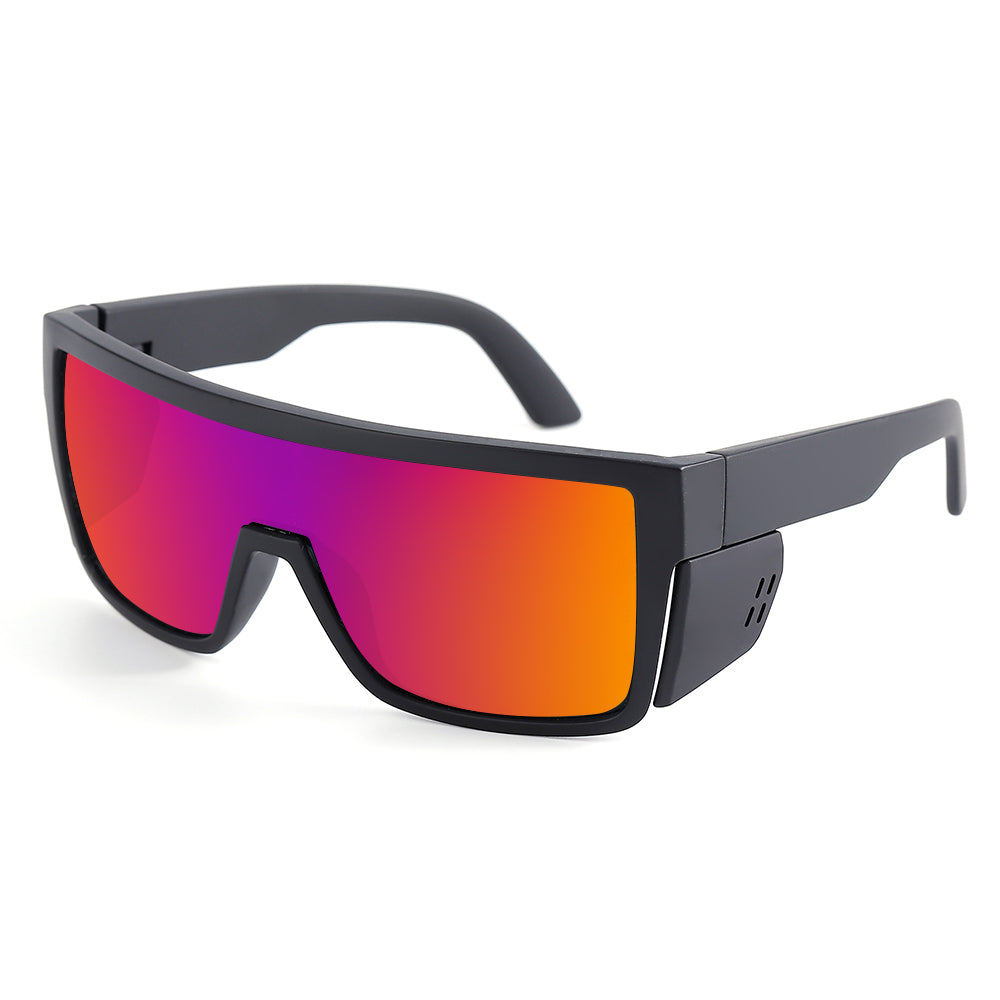 Dempsey-A Matte Black Frame Safety Polarized