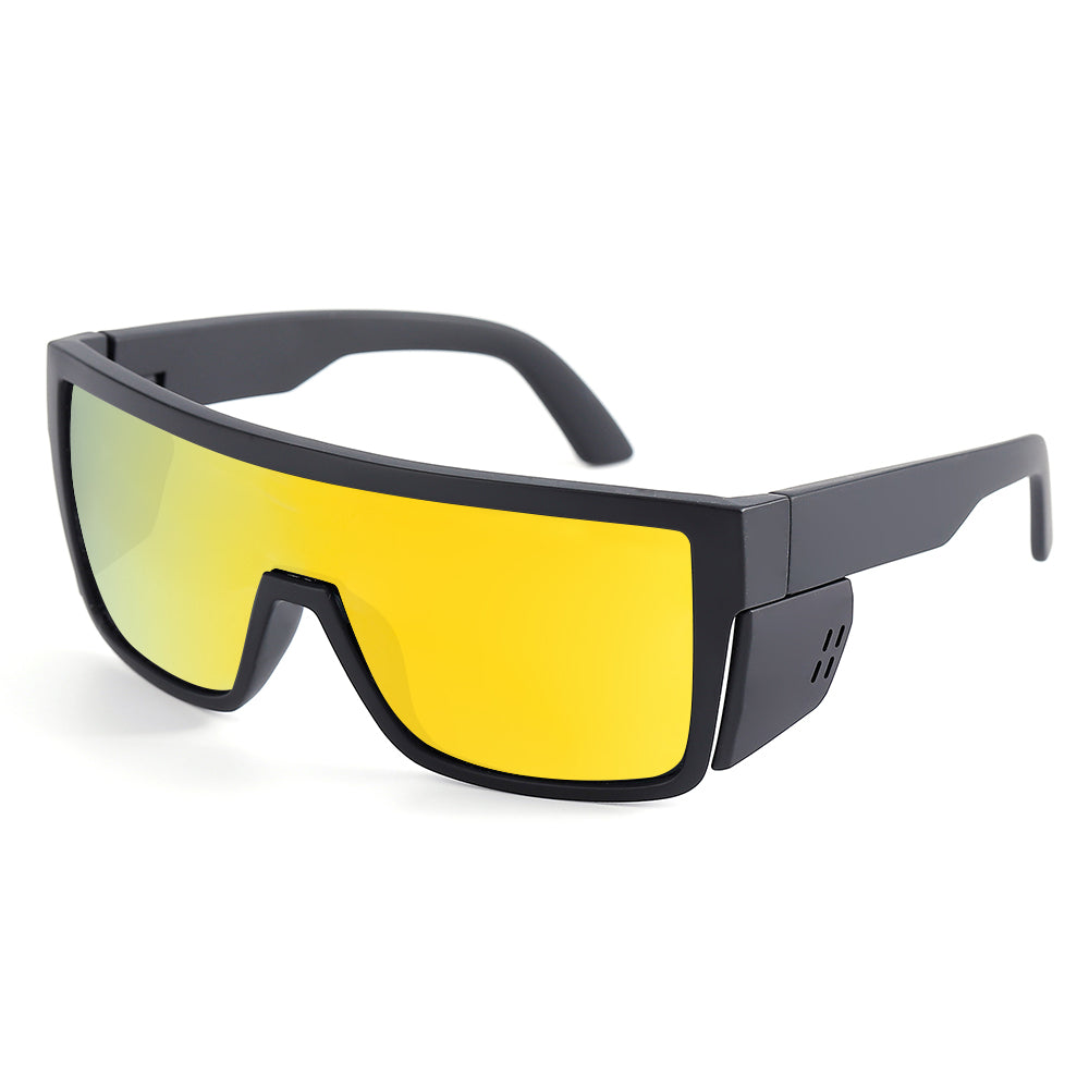 Dempsey-A Matte Black Frame Safety Polarized