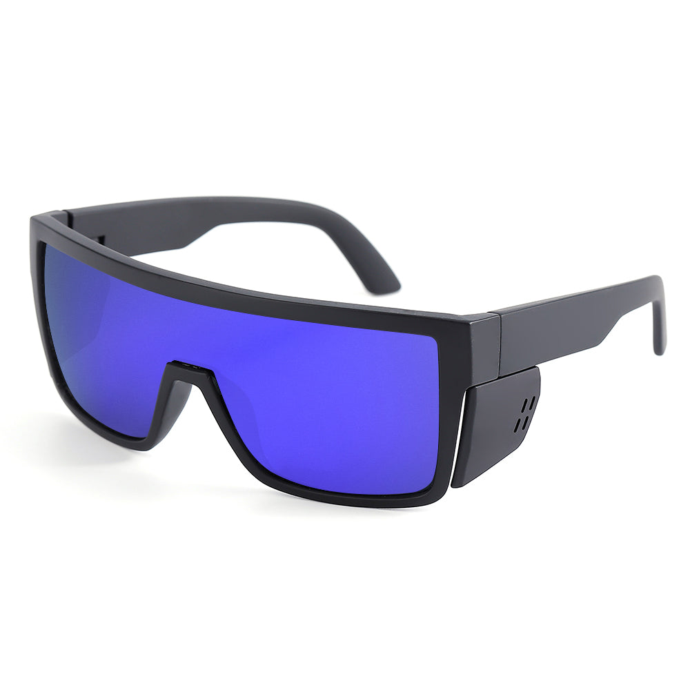 Dempsey-A Matte Black Frame Safety Polarized
