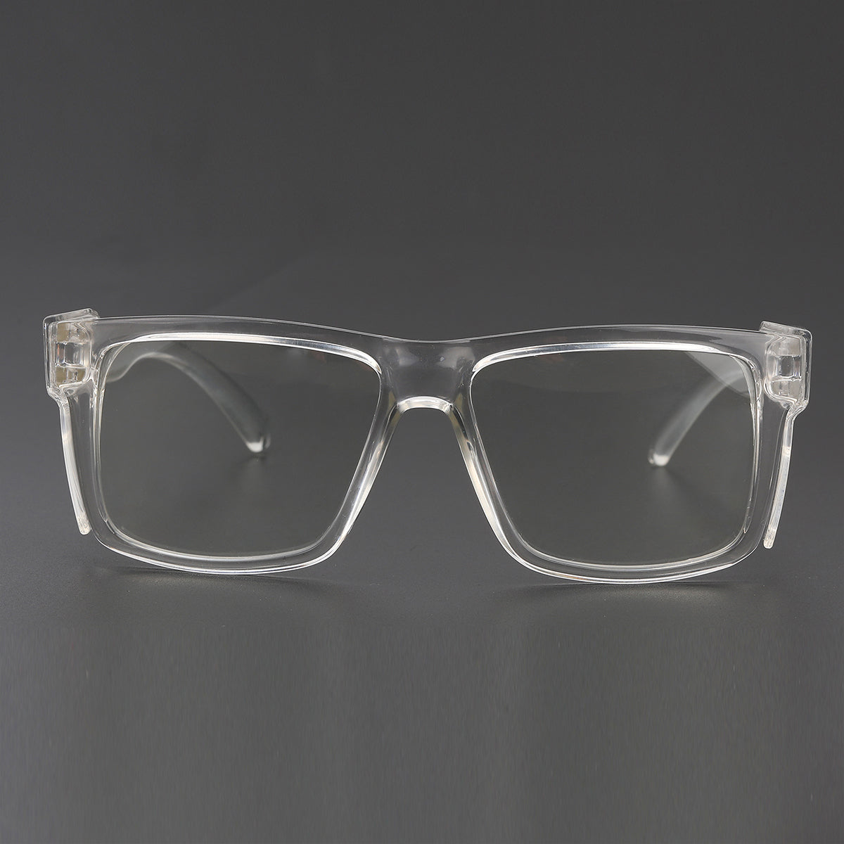 Edmund-B Clear Frame Safety Photochromic