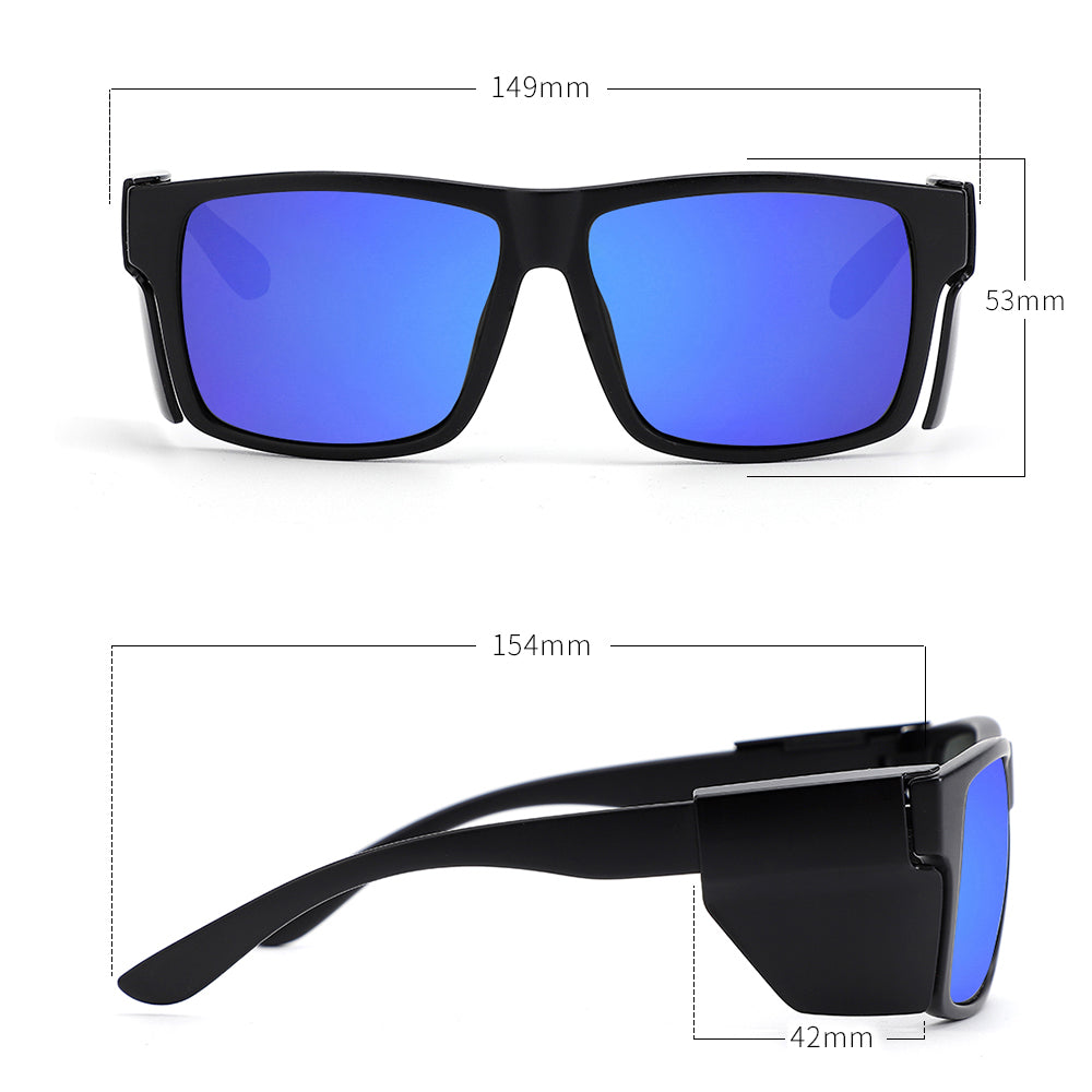 Harley-E Matte Black Frame Safety Polarized