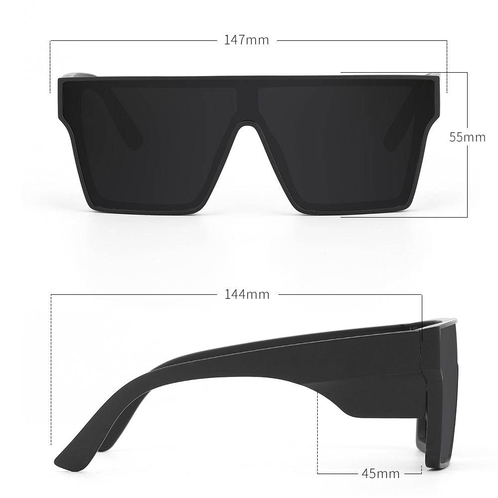 Cameron Matte Black Frame Safety Polarized